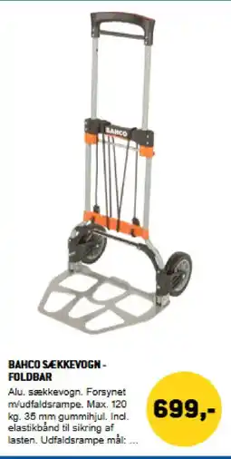 XL-BYG Bahco sækkevogn - foldbar tilbud