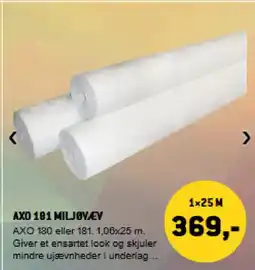 XL-BYG Axo 181 miljøvæv tilbud