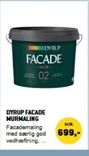 XL-BYG Dyrup Facade murmaling tilbud