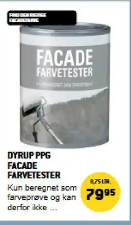XL-BYG Dyrup PPG Facade farvetester tilbud
