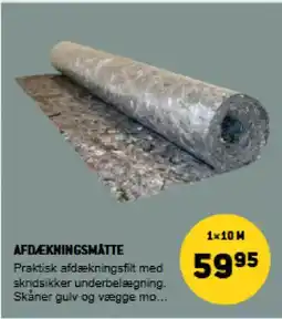 XL-BYG Afdækningsmåtte tilbud