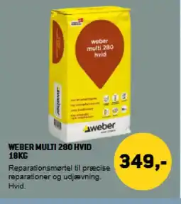 XL-BYG Weber multi 280 hvid tilbud