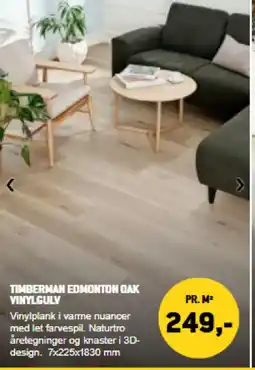 XL-BYG Timberman Edmonton oak vinylguly tilbud