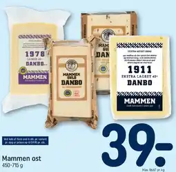 REMA 1000 Mammen ost tilbud