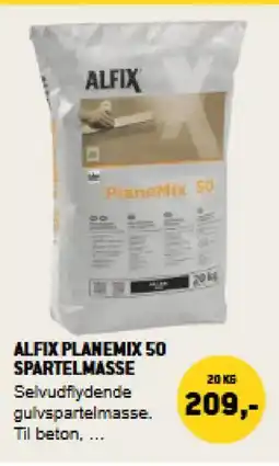 XL-BYG Alfix planemix 50 spartelmasse tilbud