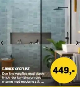XL-BYG T-brick vegflise tilbud