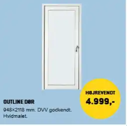 XL-BYG Outline dør tilbud
