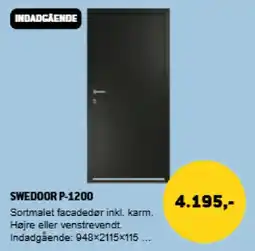 XL-BYG Swedoor P-1200 tilbud