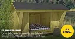 XL-BYG Byg selv shelter-umalet tilbud