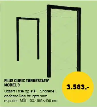 XL-BYG Plus cubic tørrestativ model 3 tilbud