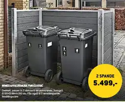 XL-BYG Wimex affaldsskjul fur classic tilbud