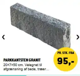 XL-BYG Parkkantsten granit tilbud