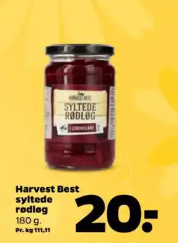 Netto Harvest Best syltede rødløg tilbud