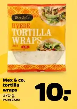 Netto Mex & co. tortilla wraps tilbud