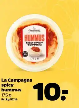 Netto La Campagna spicy hummus tilbud