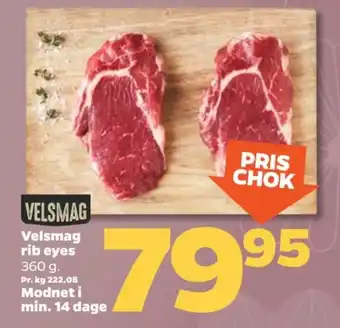 Netto Velsmag rib eyes tilbud