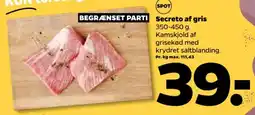 Netto Secreto af gris tilbud