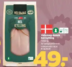 Netto Velsmag dansk hel kylling tilbud