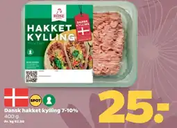 Netto Dansk hakket kylling 7-10% tilbud