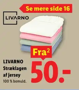 Lidl Livarno Stræklagen af jersey tilbud