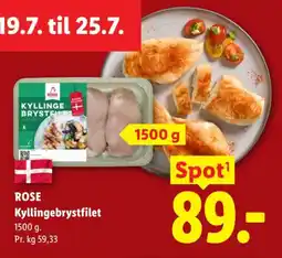 Lidl Rose Kyllingebrystfilet tilbud