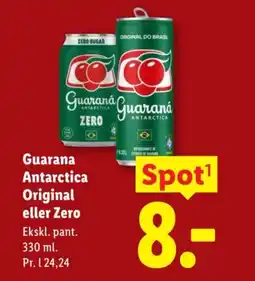 Lidl Guarana Antarctica Original eller Zero tilbud