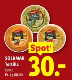 Lidl Sol&Mar Tortilla tilbud