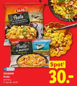 Lidl Dybfrost Sol&Mar Paella tilbud