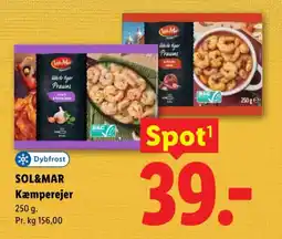 Lidl Dybfrost Sol&Mar Kæmperejer tilbud