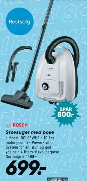 Støvsuger med pose