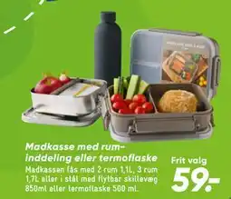 Bilka Madkasse med ruminddeling eller termoflaske tilbud