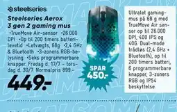 Bilka Steelseries Aerox 3 gen 2 gaming mus tilbud