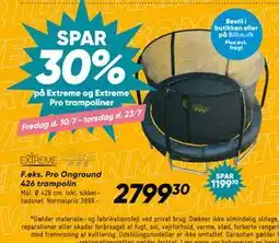 Bilka SPAR 30% på Extreme og Extreme Pro trampoliner tilbud