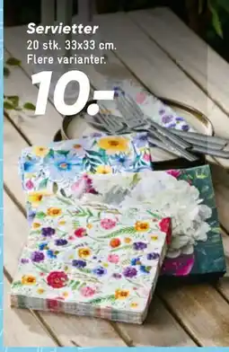 Bilka Servietter tilbud