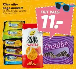 Bilka Kiks- eller kage marked tilbud