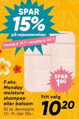 Bilka SPAR 15% på rejsestørrelser tilbud