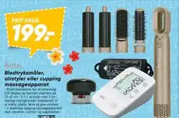 Bilka Blodtryksmåler, airstyler eller cupping massageapparat tilbud