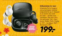 Bilka Urbanista in-ear tilbud