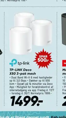 Bilka TP-LINK Deco X50 3-pak mesh tilbud