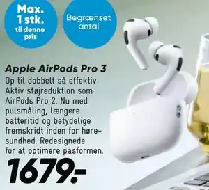 Bilka Apple AirPods Pro 3 tilbud