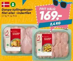 Bilka Danpo kyllingebryst- filet eller -inderfilet tilbud