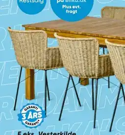 Bilka Birkely 2-pak. havestole tilbud