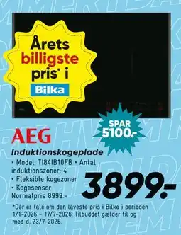 Bilka AEG Induktionskogeplade tilbud