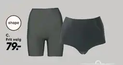 Bilka Shape trusser med høj talje eller shorts tilbud