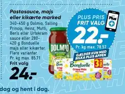 Bilka Pastasauce, majs eller kikærte marked tilbud