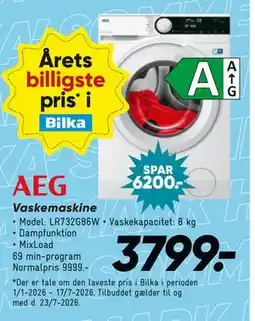Bilka AEG Vaskemaskine tilbud