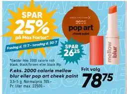 Bilka Max Factor tilbud