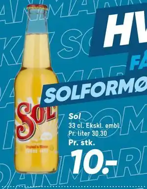Bilka Sol tilbud