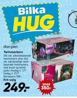 Bilka Twinmarkers tilbud