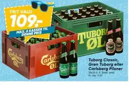 Bilka Tuborg Classic, Grøn Tuborg eller Carlsberg Pilsner tilbud